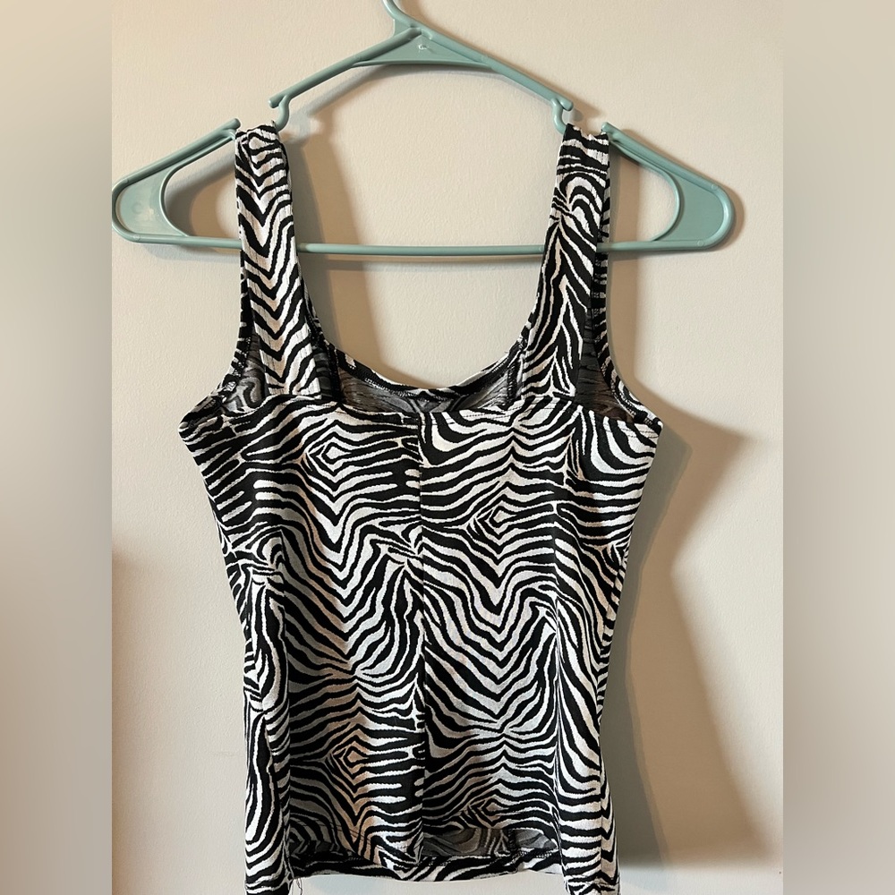 Vintage Chesley Corset Look Abstract Line Animal … - image 3